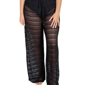 NWT Jordan Taylor Beachwear Sheer Pull-On Pants